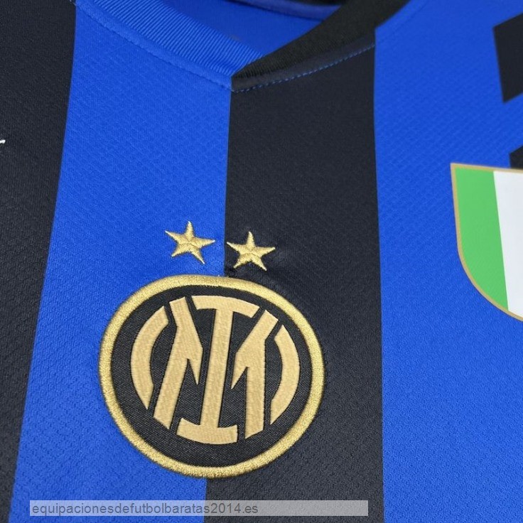 Nuevo Tailandia 1ª Camiseta Inter Milán 24/25 Azul Baratas